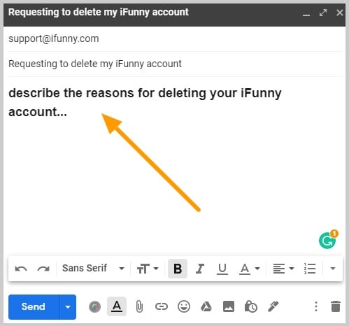iFunny support team for email