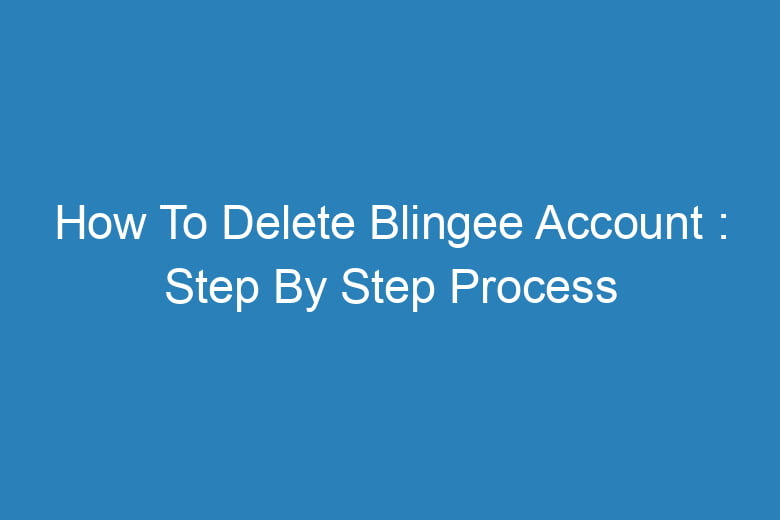 how to delete blingee account step by step process 13307