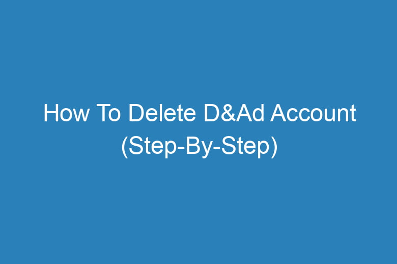 how to delete dad account step by step 13954