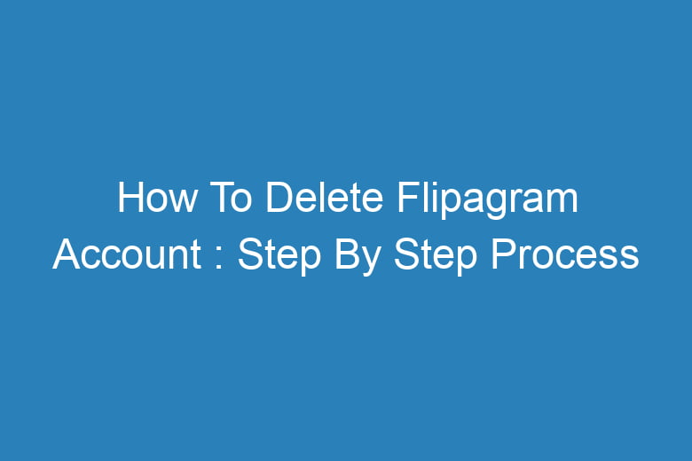 how to delete flipagram account step by step process 14438