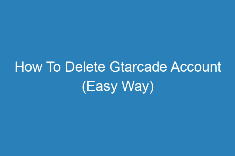 how to delete gtarcade account easy way 15008